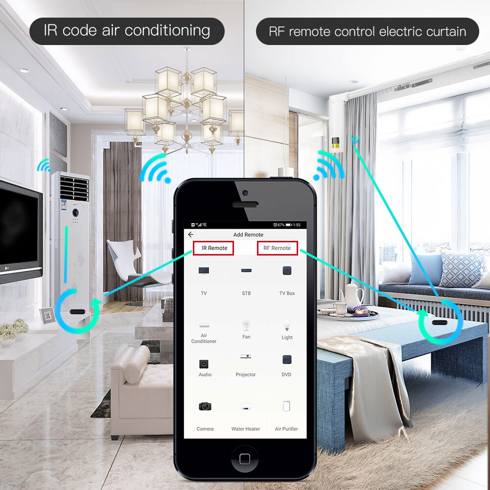 MOES Tuya WiFi IR RF Remote fo - Matter Hub Thread recension och pris