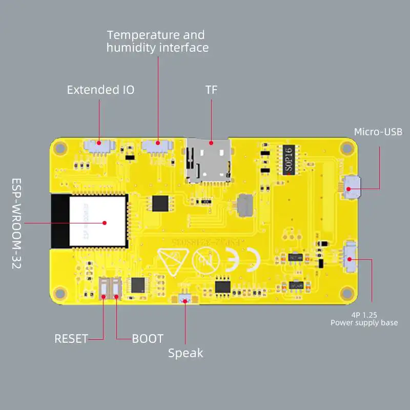 ESP32-3248S035 3.5 Inch Smart  - Home Automation With Arduino recension och pris