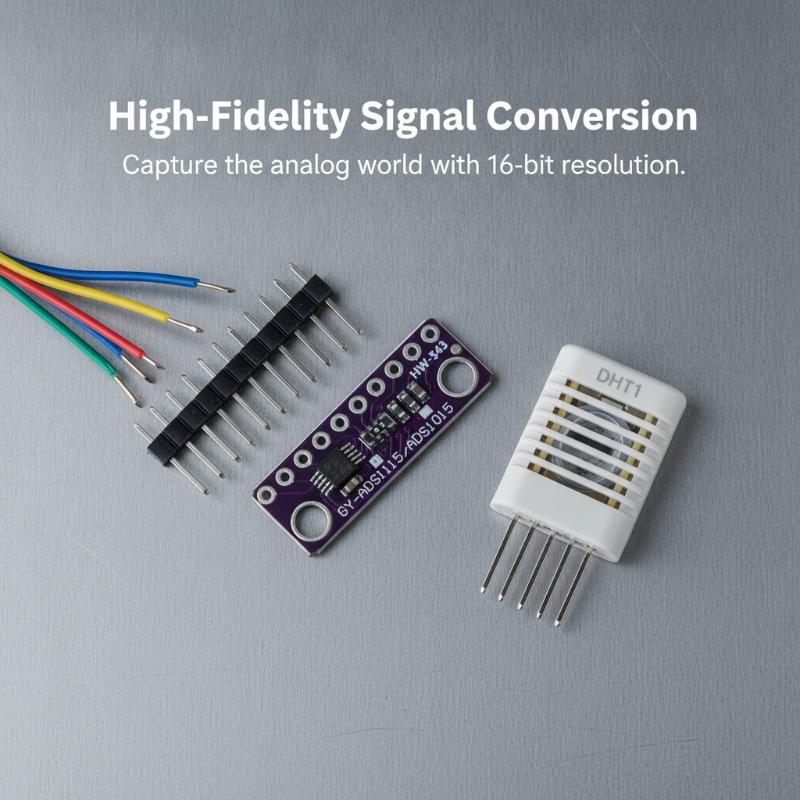 ADS1115 Adjustable Gain 16Bit  - Diy Home Automation System recension och pris