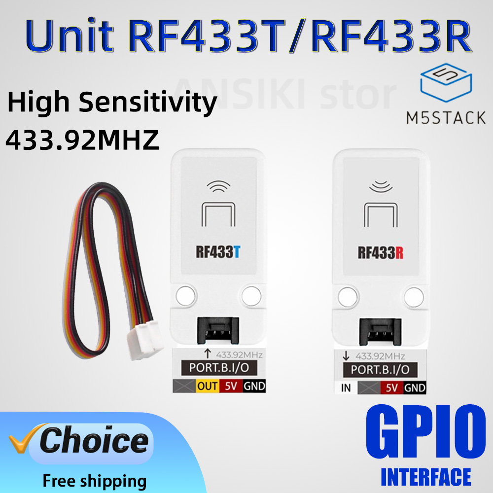 M5Stack Unit RF433T/RF433R IoT - Diy Home Automation System recension och pris